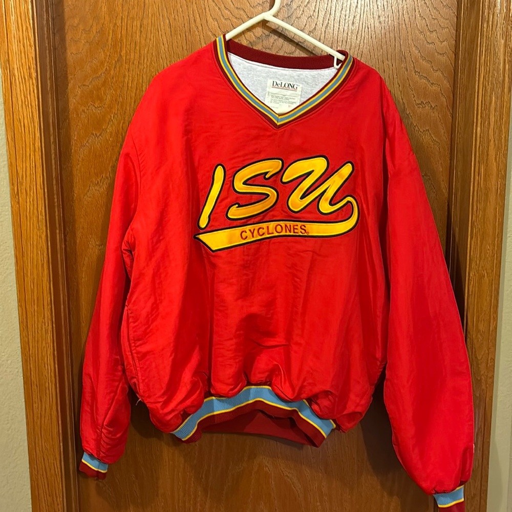 Vintage DeLong Pullover Iowa State Windbreaker